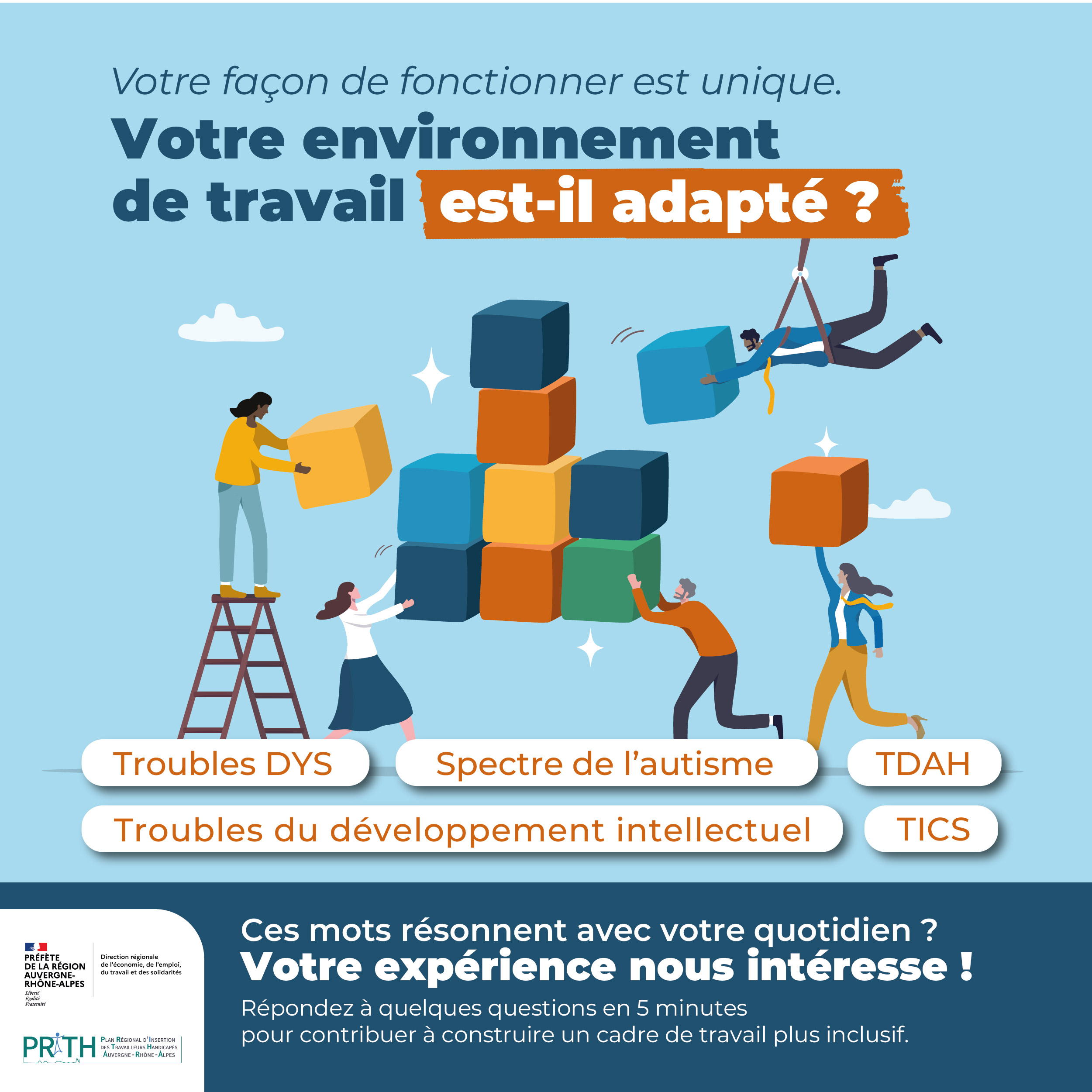 Troubles du neurodéveloppement et emploi : une étude en Auvergne-Rhône-Alpes