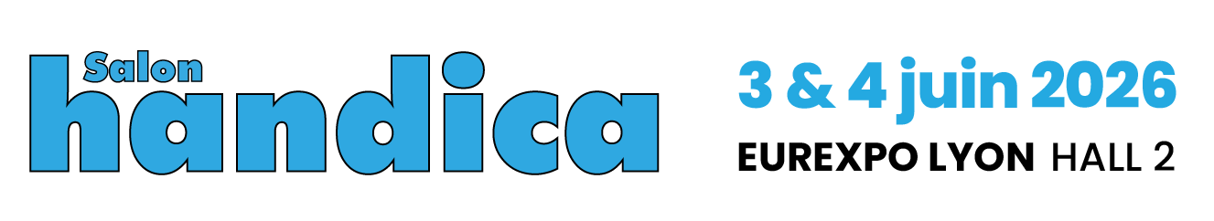 Logo Salon Handica à Eurexpo Lyon, le 3 et 4 juin 2026